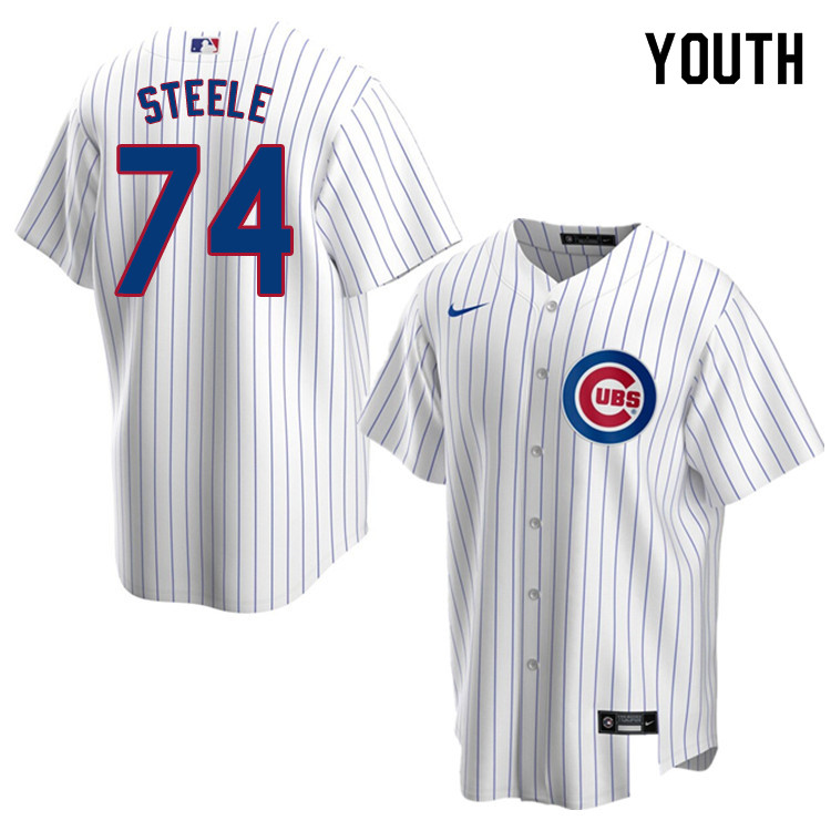 Nike Youth #74 Justin Steele Chicago Cubs Baseball Jerseys Sale-White